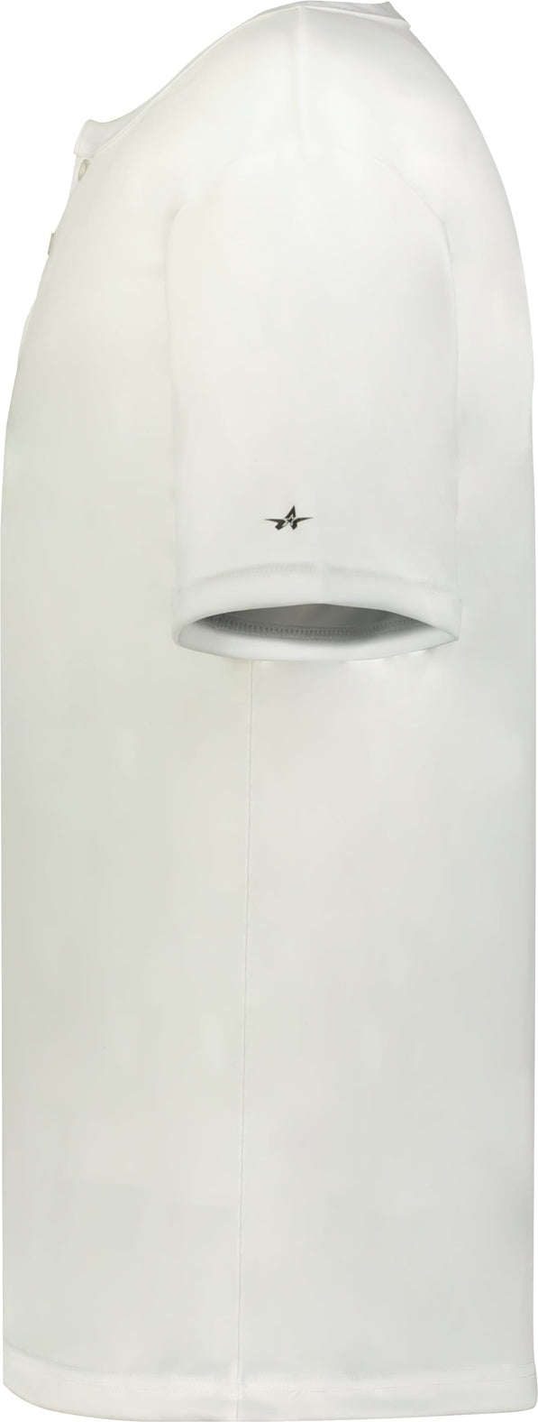 Left View of WHITE YOUTH B-CORE PLACKET