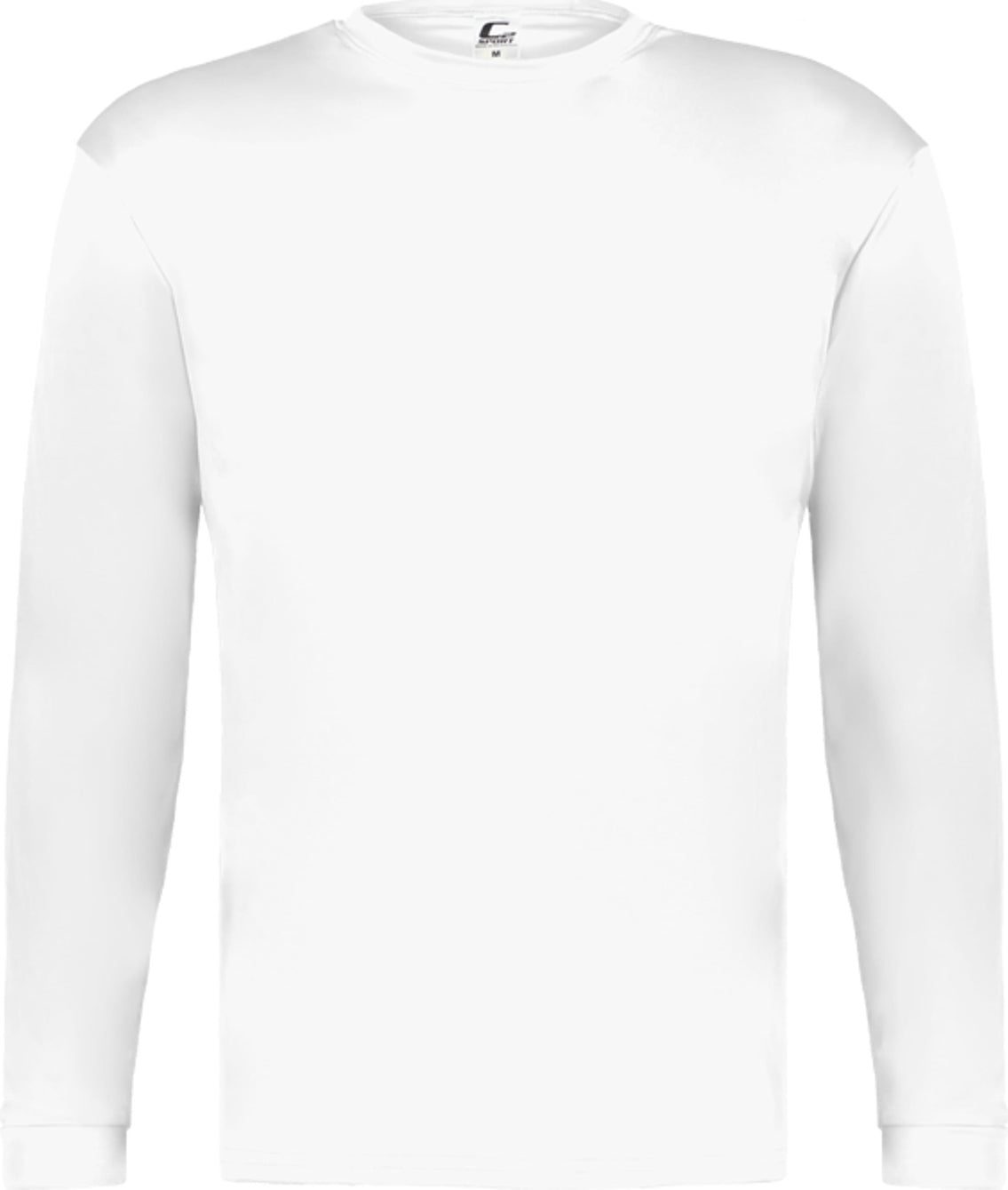 Left View of WHITE YOUTH C2 L/S TEE
