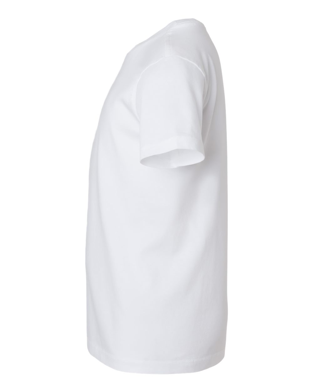 Left View of White Youth Classic T-Shirt - 202