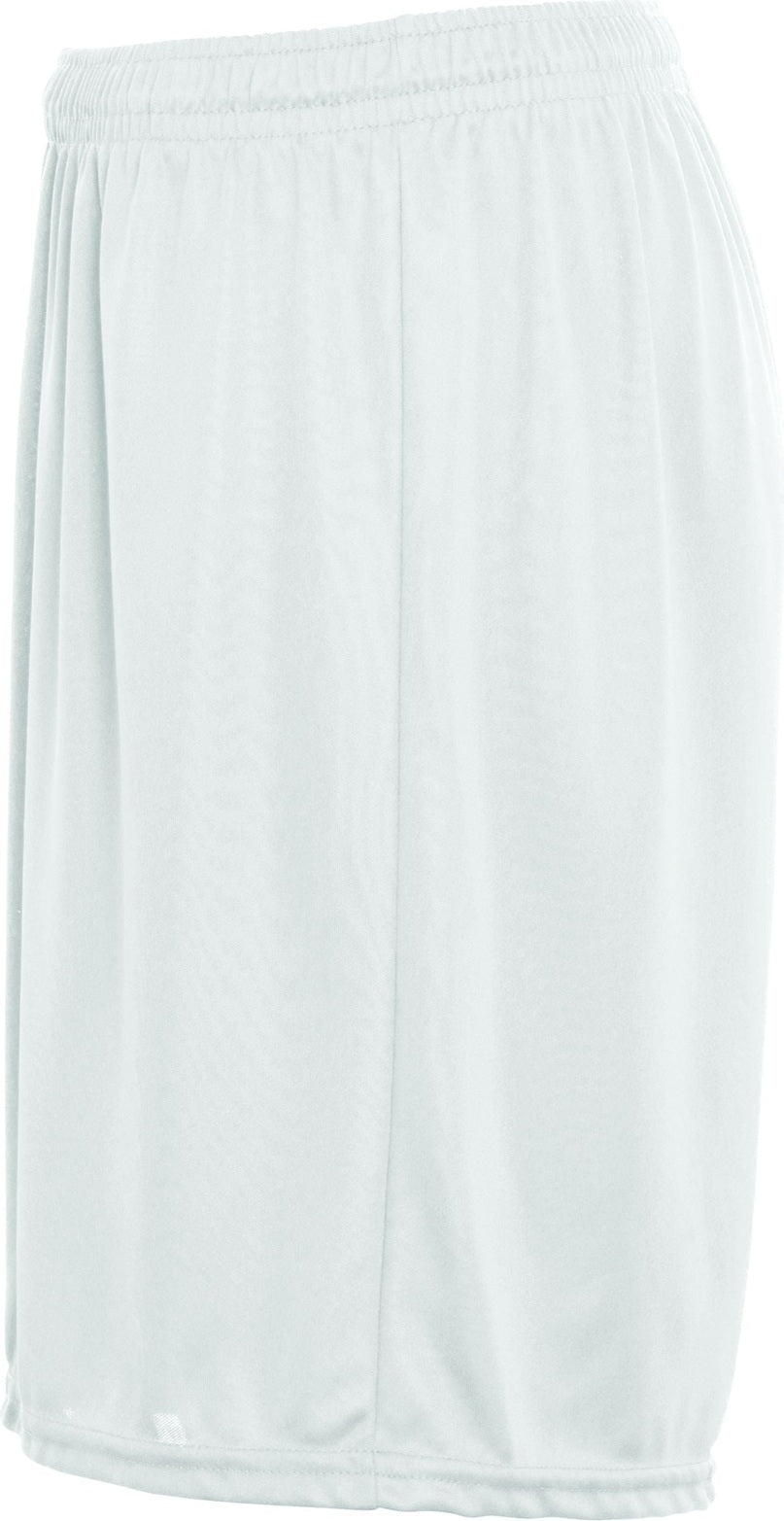 Left View of WHITE YOUTH PRIMO SOCCER SHORT