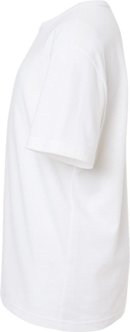 Left View of White Youth RecycledSoft™ T-Shirt - 2015