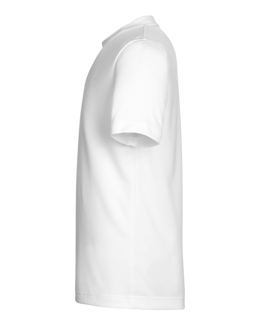 Rear View of White Youth Zone Performance Mesh T-Shirt - TT15Y