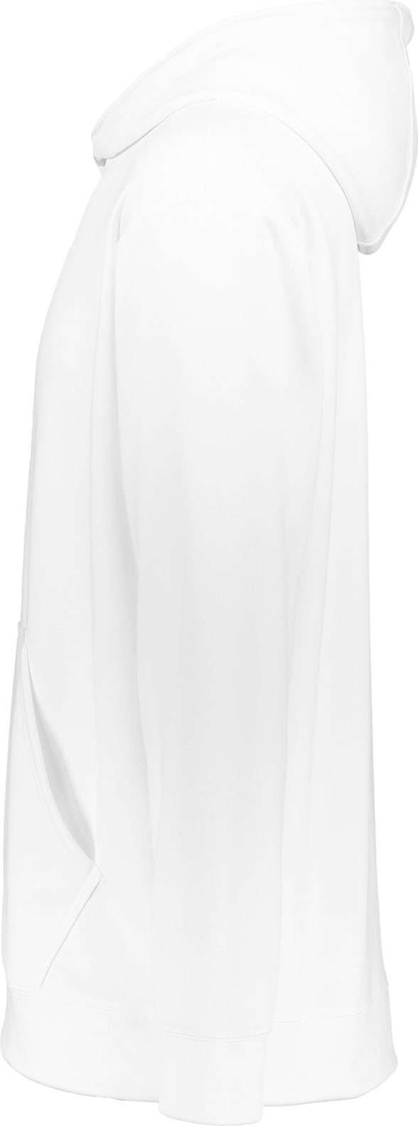 Left View of WHITE YTH WCKNG FLCE HOOD SWEATSHIRT