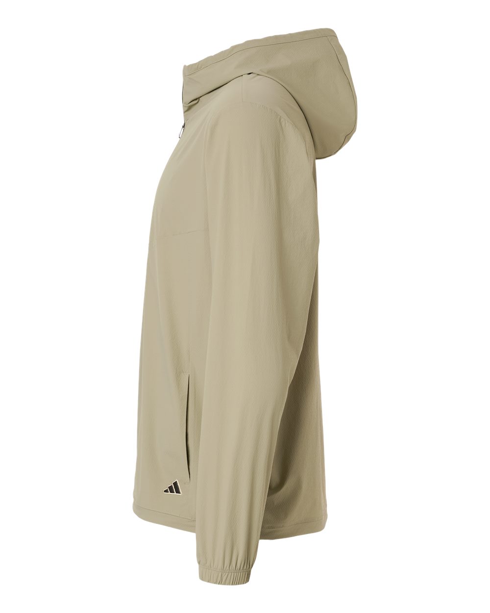 Left View of Wonder Cargo Men's Ultimate365 Course Control Anorak Jacket - A2030 plain