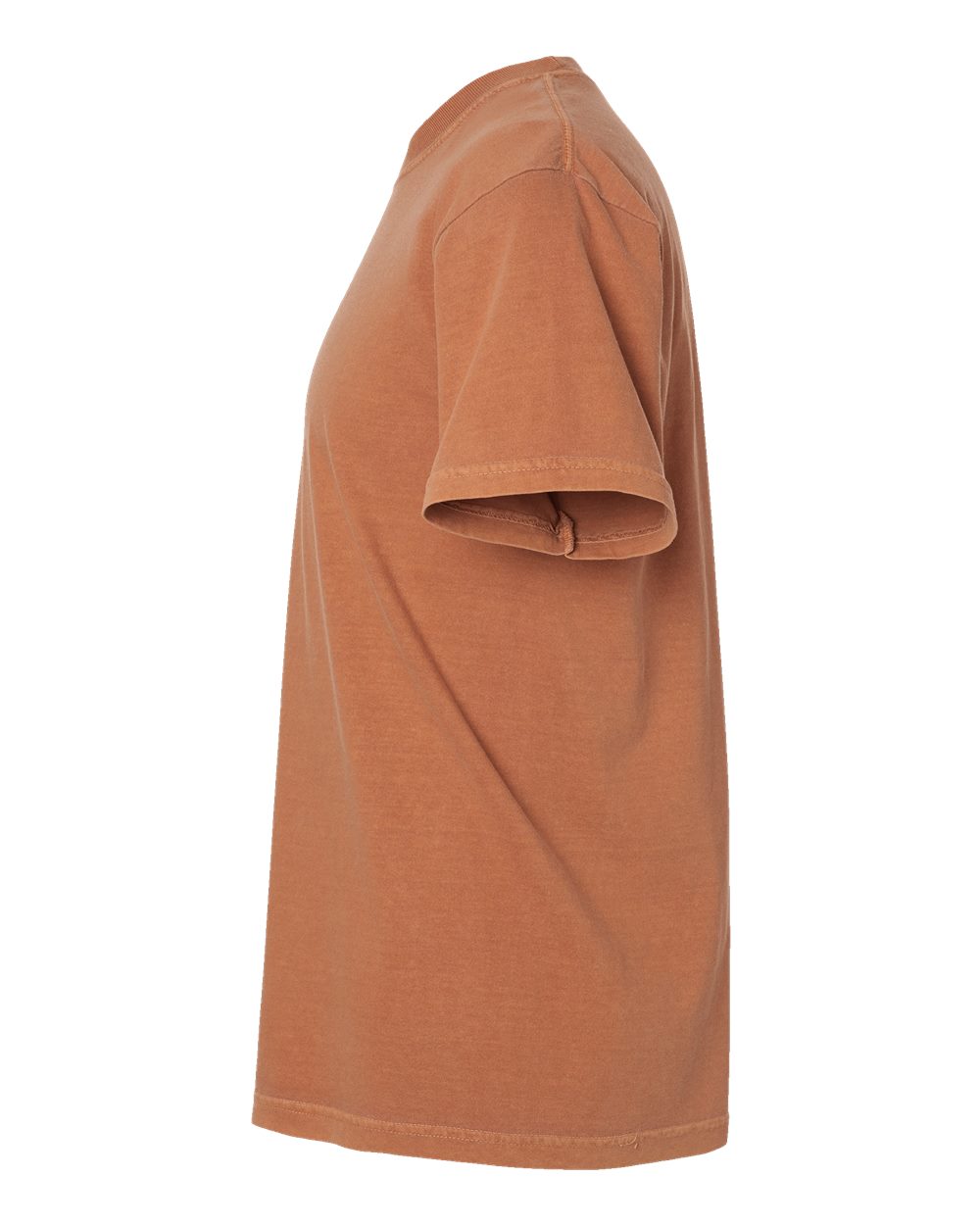 Left View of Yam Garment-Dyed Heavyweight T-Shirt - 1717