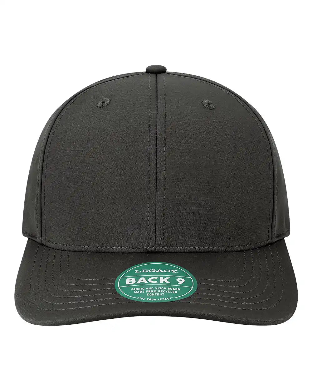 Legacy B9a Back Nine Cap - Black - Adjustable