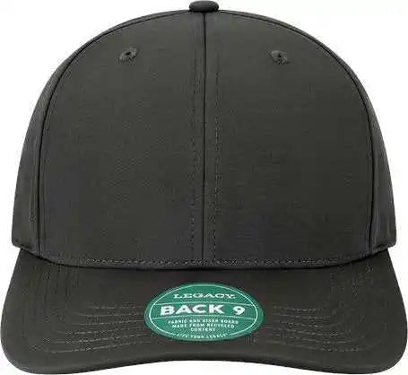 Legacy B9a Back Nine Cap - Black - one Size Fits Most