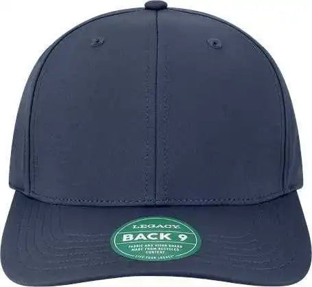 Legacy B9a Back Nine Cap - Navy - one Size Fits Most