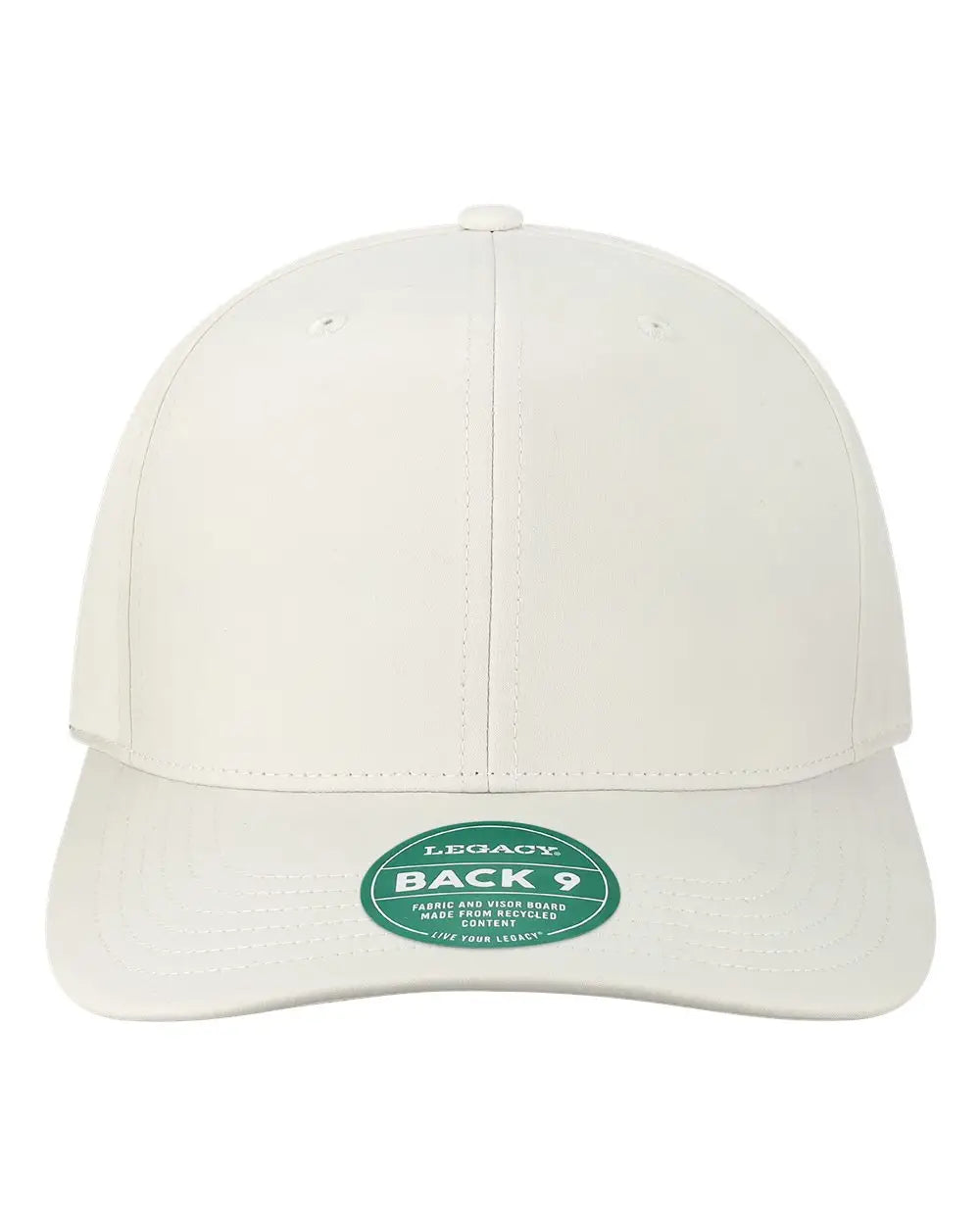 Legacy B9a Back Nine Cap - White - one Size Fits Most