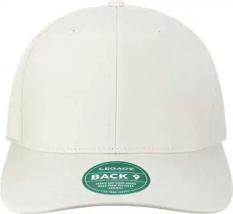 Legacy B9a Back Nine Cap - White - one Size Fits Most