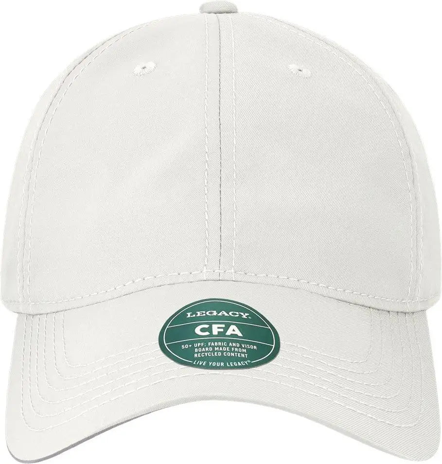 Legacy Cfa Cool Fit Adjustable Cap - White - one Size Fits Most