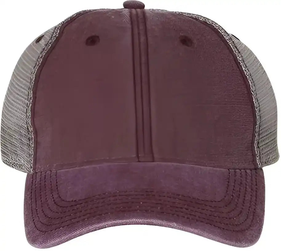 Legacy Dta Dashboard Trucker Cap - Burgundy Grey - Maroon Gray / 6 5/8’’ - 7 3/8’’
