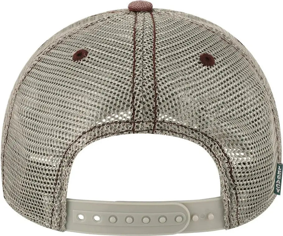 Legacy Dta Dashboard Trucker Cap - Burgundy Grey