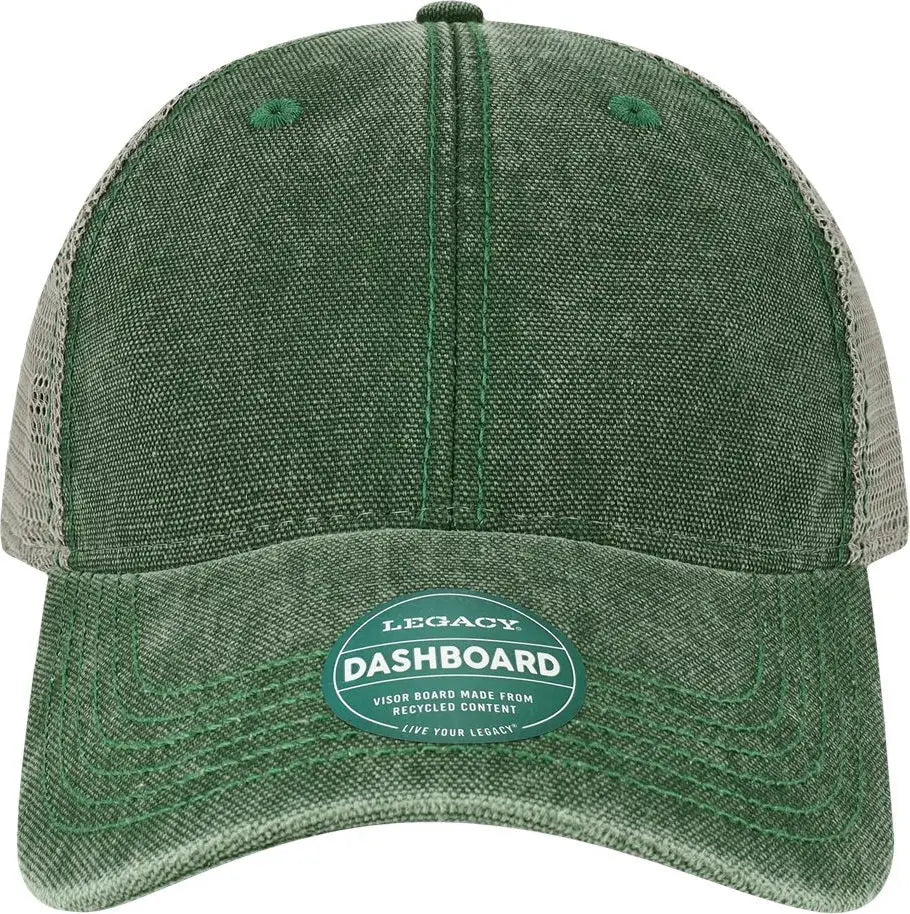 Legacy Dta Dashboard Trucker Cap - Dark Green Grey - Forest Gray / one Size Fits Most