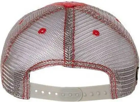 Legacy Dta Dashboard Trucker Cap - Scarlet Red Grey - Gray / 6 5/8’’ - 7 3/8’’