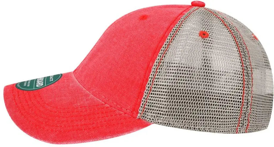 Legacy Dta Dashboard Trucker Cap - Scarlet Red Grey - Gray / one Size Fits Most