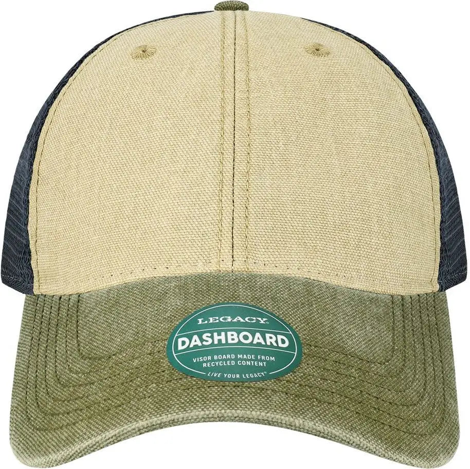 Legacy Dta Dashboard Trucker Cap - Stone Olive Navy - Gray / one Size Fits Most