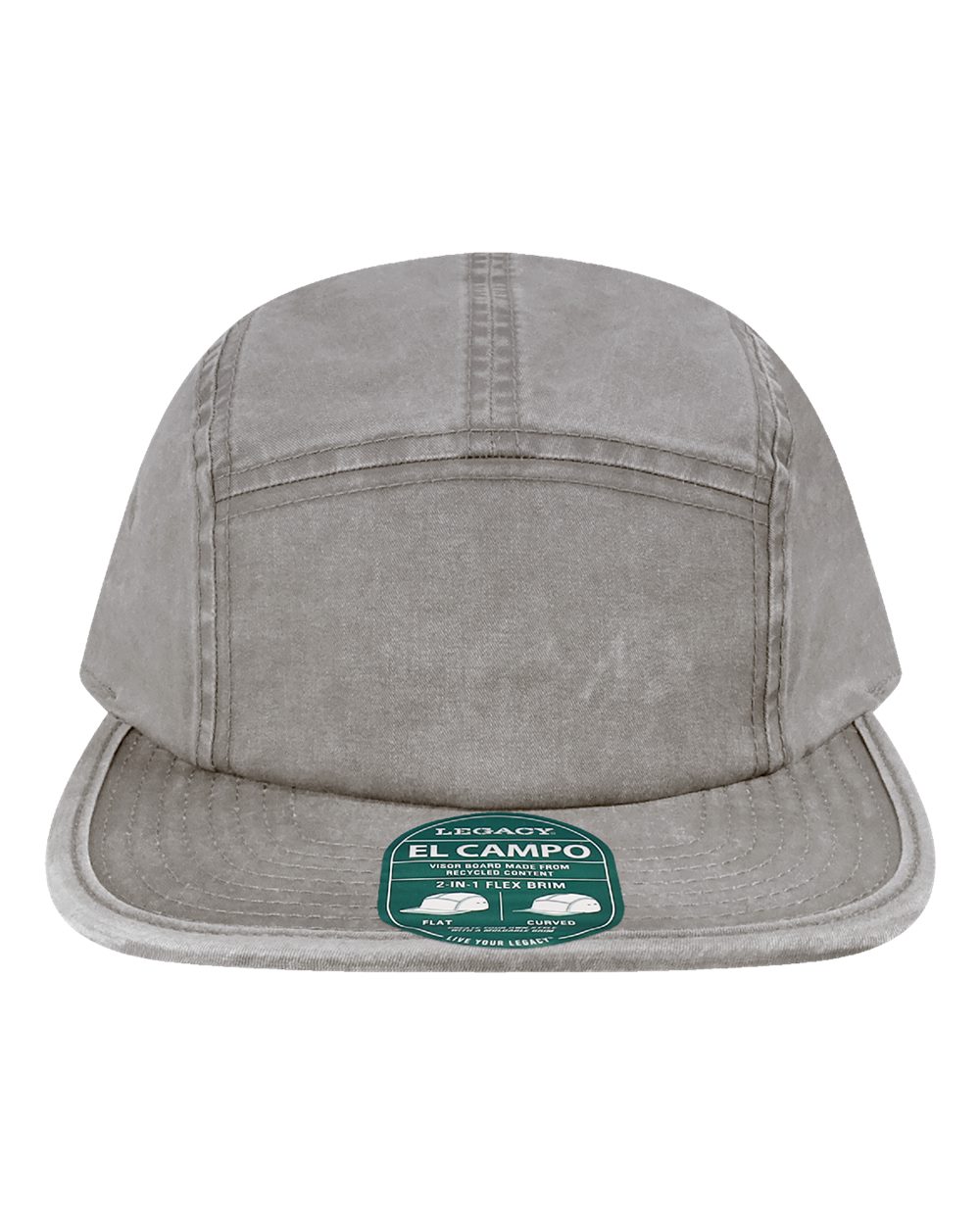 Legacy Elcmpo El Campo Five-panel Camper Hat - Storm Grey