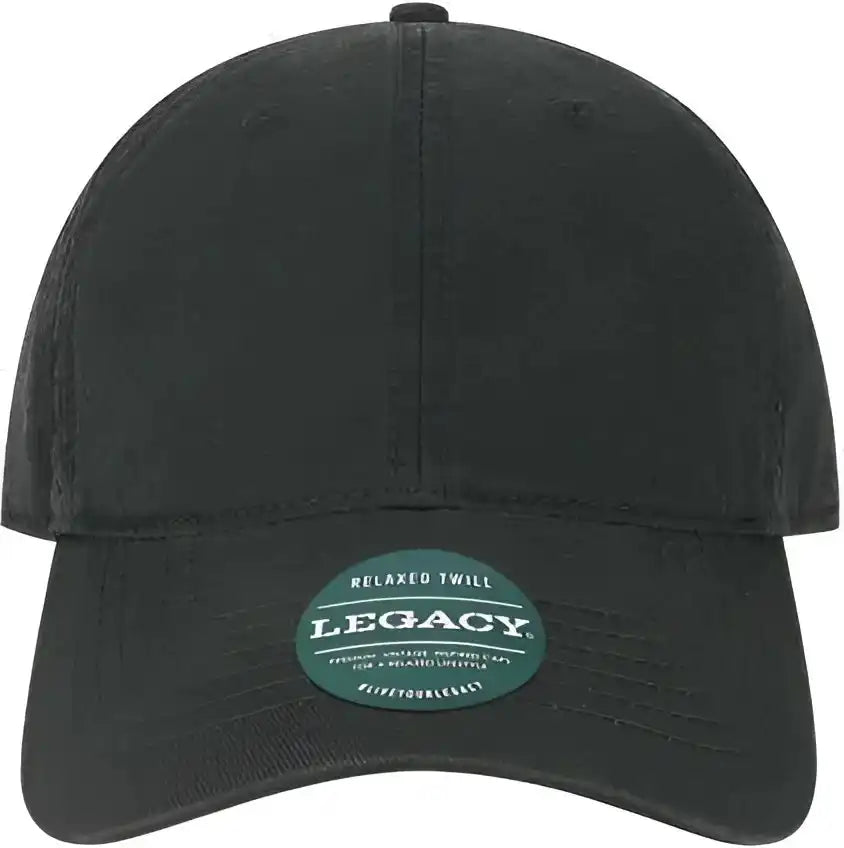 Legacy Eza Relaxed Twill Dad Cap - Black - Adjustable