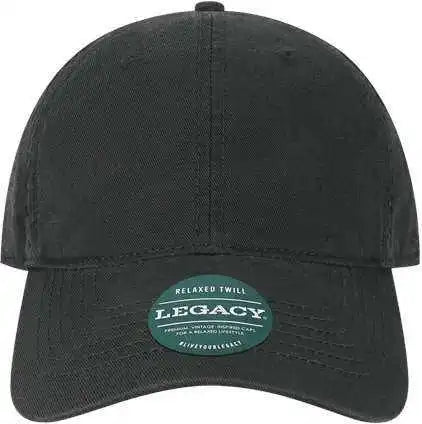 Legacy Eza Relaxed Twill Dad Cap Black / Adjustable