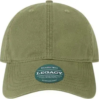 Legacy Eza Relaxed Twill Dad Cap - Moss Green - Adjustable
