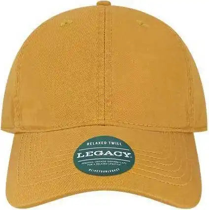 Legacy Eza Relaxed Twill Dad Cap - Mustard - Gold / Adjustable