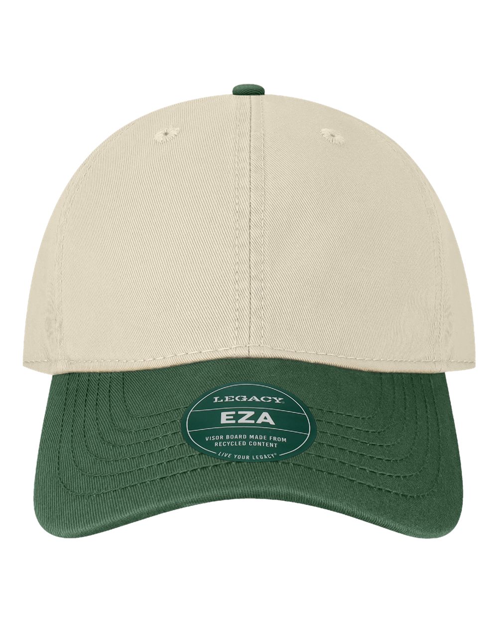Legacy Eza Relaxed Twill Dad Hat - Stone Dark Green