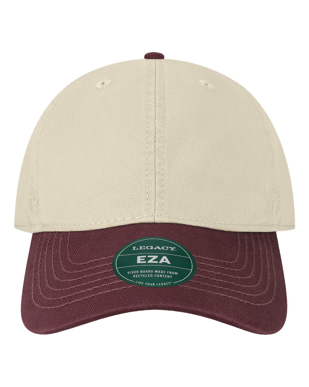 Legacy Eza Relaxed Twill Dad Hat - Stone Maroon