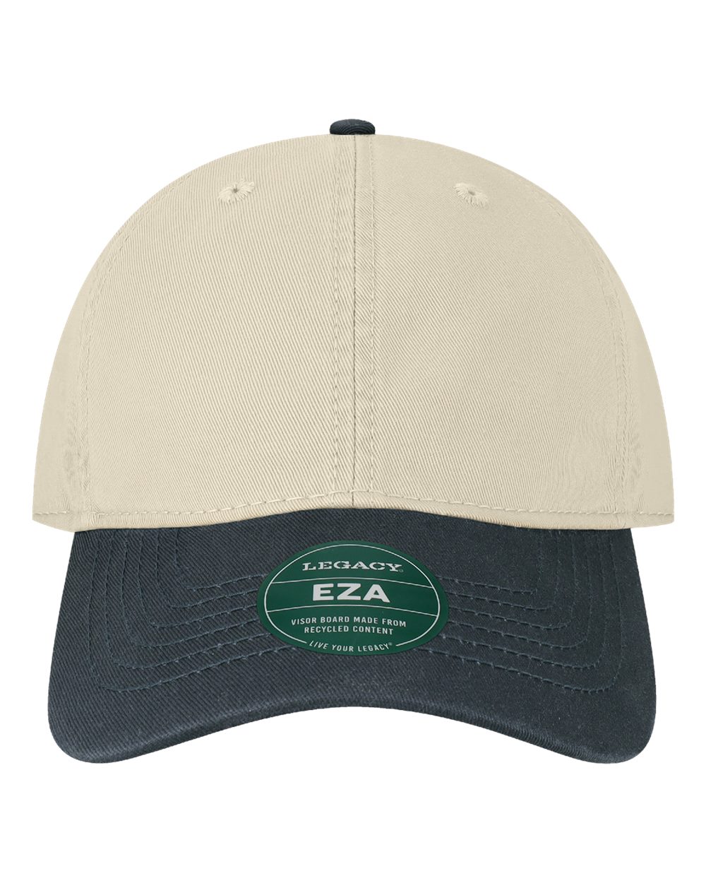 Legacy Eza Relaxed Twill Dad Hat - Stone Navy