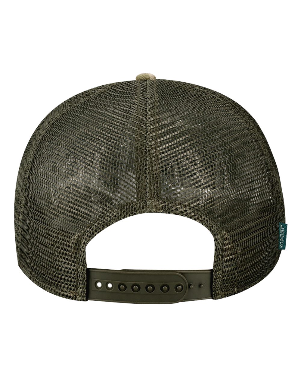 Legacy H7fb Hopback Seven-panel Trucker Cap - Light Olive Ripstop Army Camo