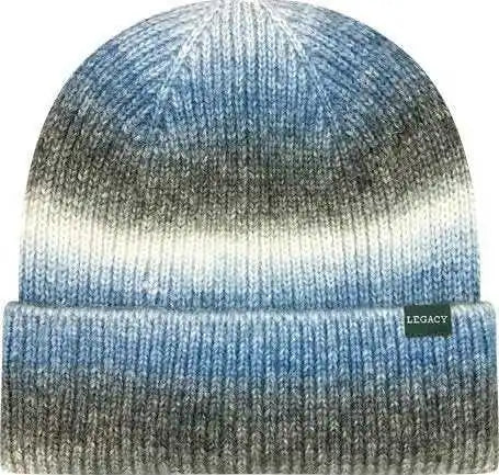 Legacy Ktdrb Tie-dyed Ribbed Beanie - Blue Ice - one Size Fits Most