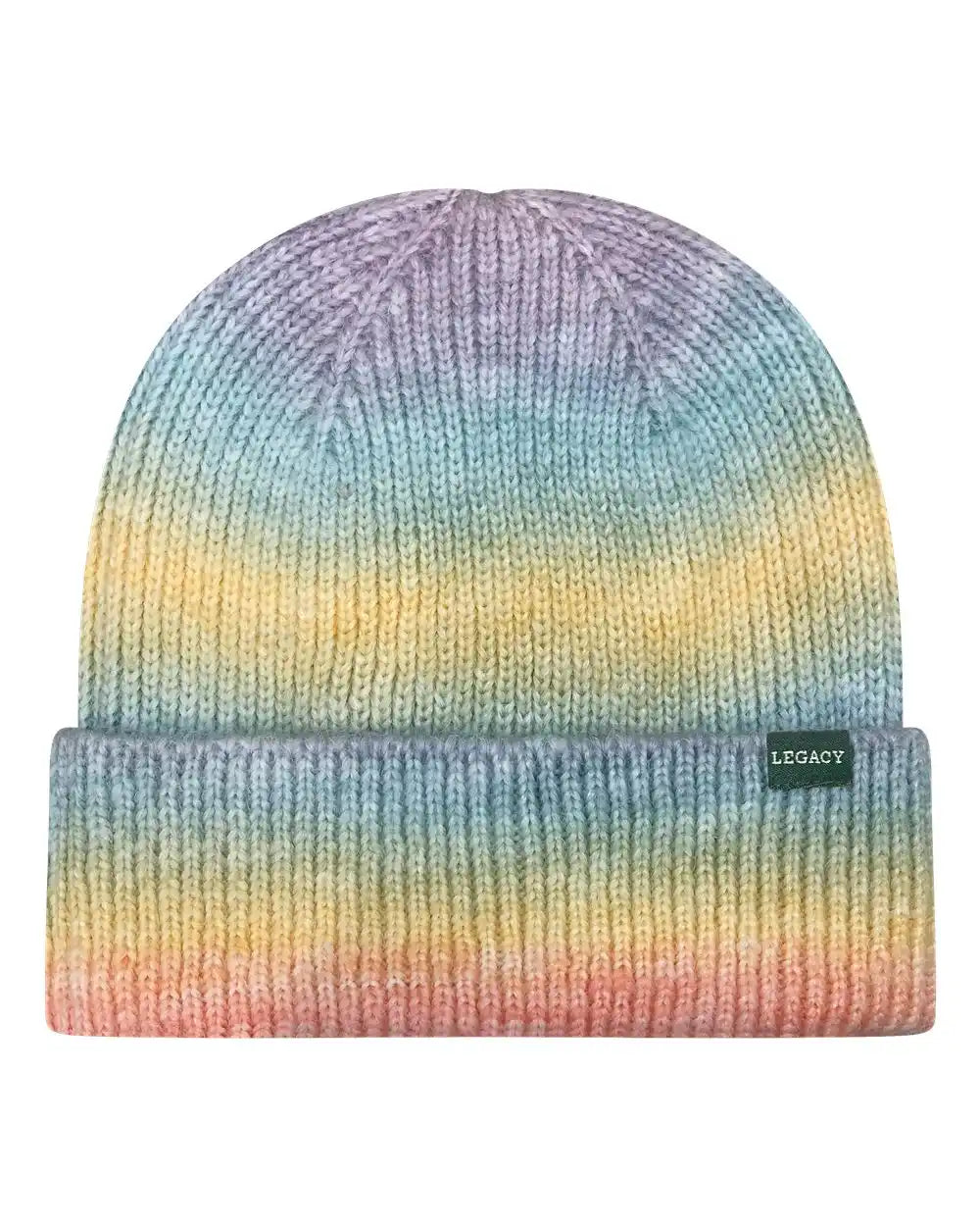 Legacy Ktdrb Tie-dyed Ribbed Beanie - Sherbet - Osfa