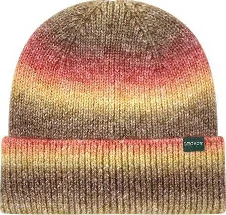 Legacy Ktdrb Tie-dyed Ribbed Beanie - Sunset - Orange / one Size Fits Most