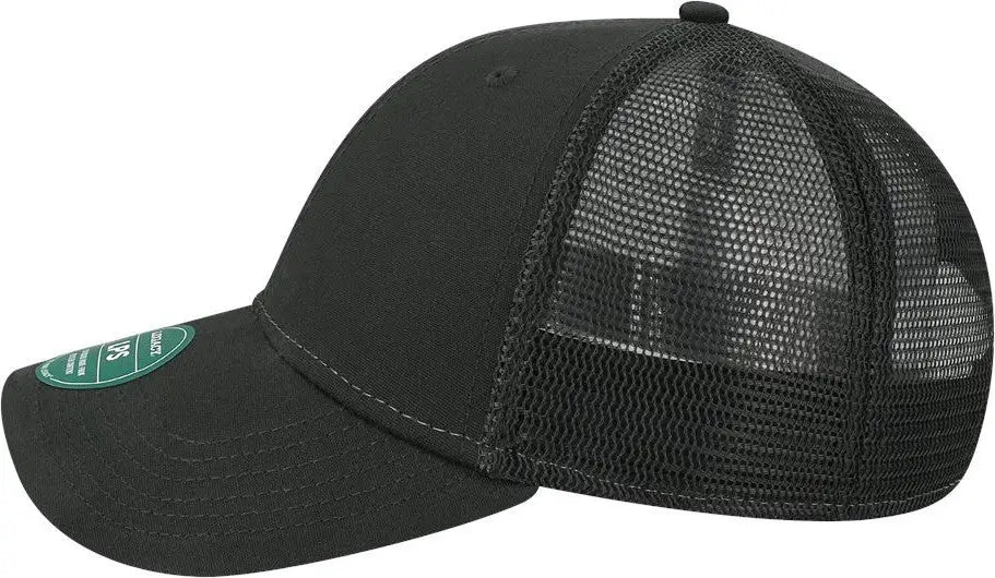 Legacy Lps Lo-pro Snapback Trucker Cap - Black - one Size Fits Most