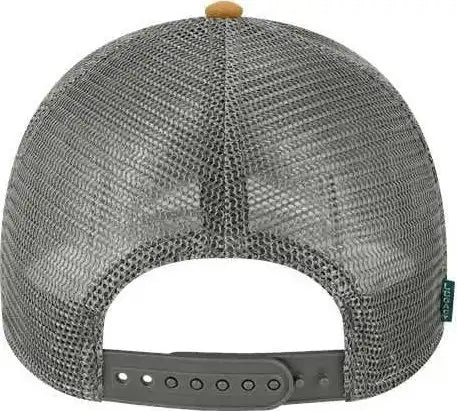 Legacy Lps Lo-pro Snapback Trucker Cap - Caramel Dark Gray - Tan / Adjustable