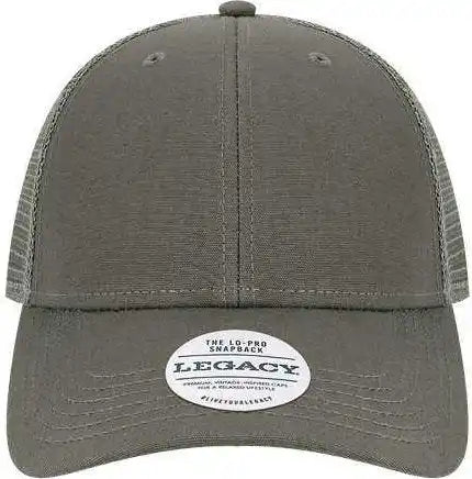 Legacy Lps Lo Pro Snapback Trucker Cap Dark Gray / Adjustable