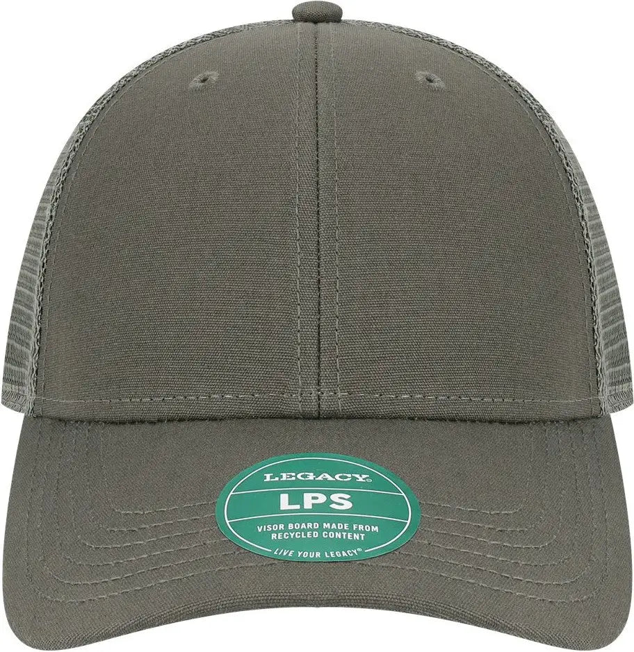Legacy Lps Lo-pro Snapback Trucker Cap - Dark Grey - Gray / one Size Fits Most