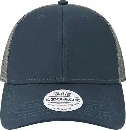 Legacy Lps Lo Pro Snapback Trucker Cap Navy Dark Gray / Adjustable