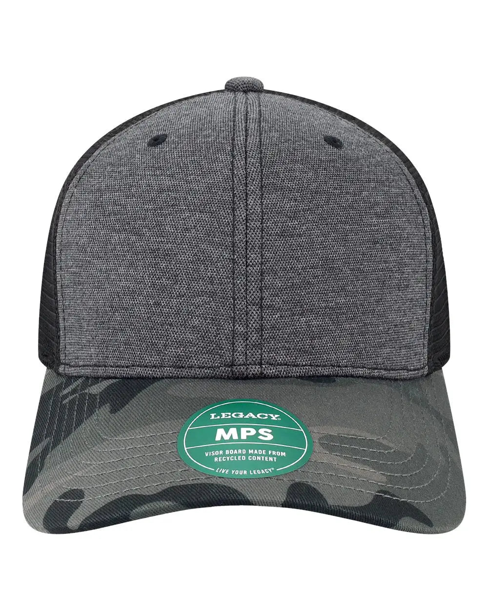 Legacy Mps Mid-pro Snapback Trucker Cap - Black Camo - one Size Fits Most