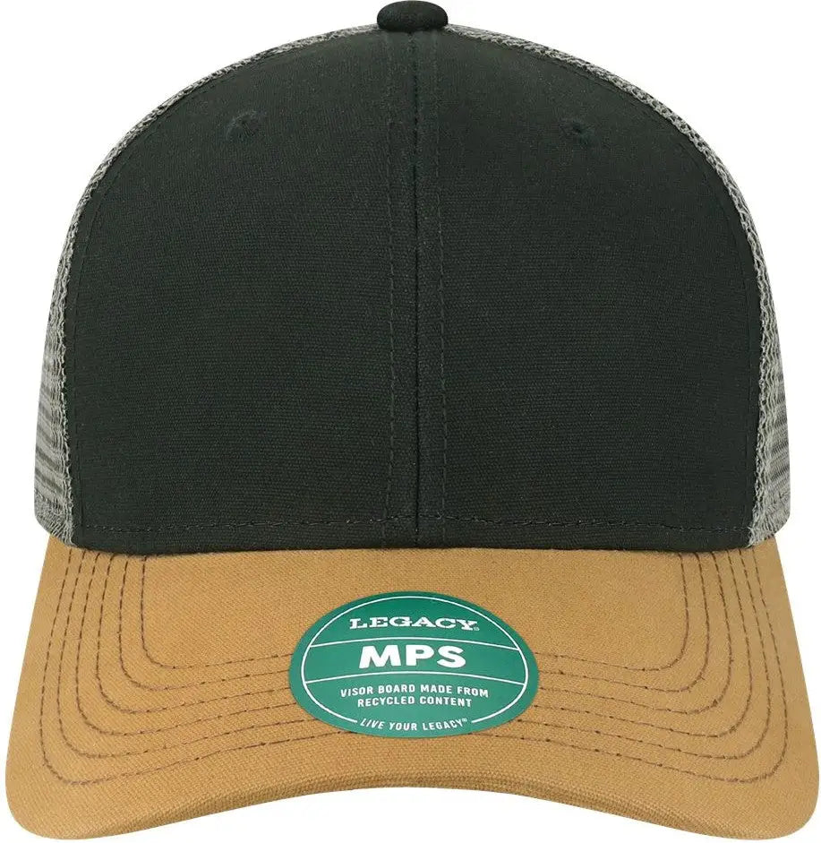 Legacy Mps Mid-pro Snapback Trucker Cap - Black Caramel Dark Grey - Gray / one Size Fits Most