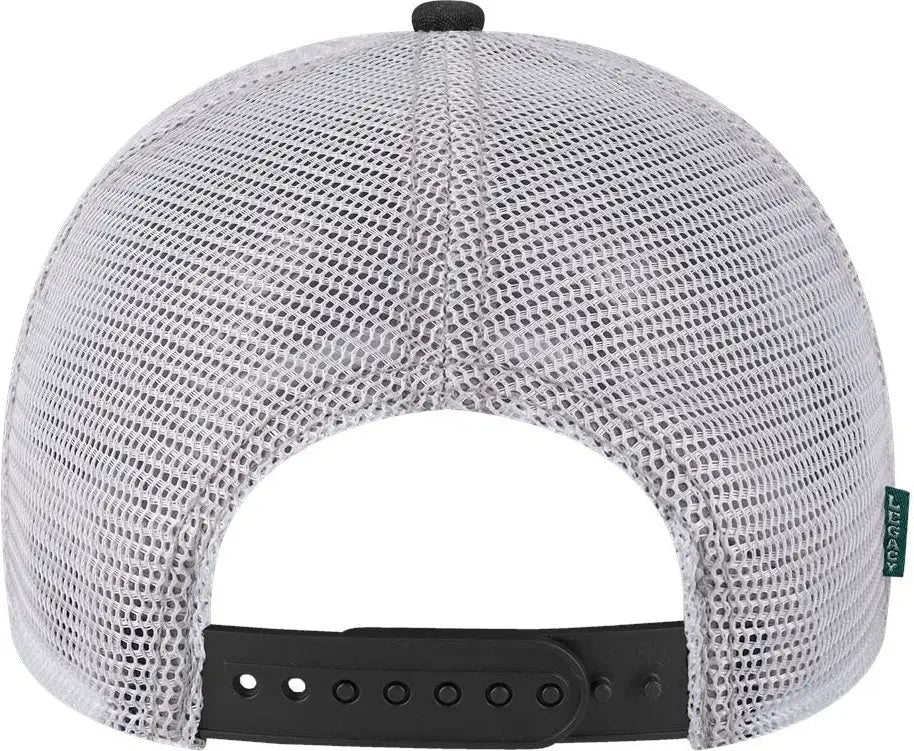 Legacy Mps Mid-pro Snapback Trucker Cap - Black Dark Grey Silver