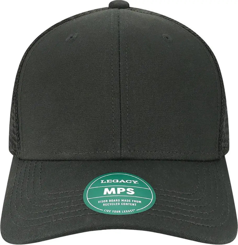 Legacy Mps Mid-pro Snapback Trucker Cap - Black - one Size Fits Most