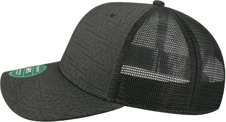 Legacy Mps Mid-pro Snapback Trucker Cap - Black z - Quilted - one Size Fits Most