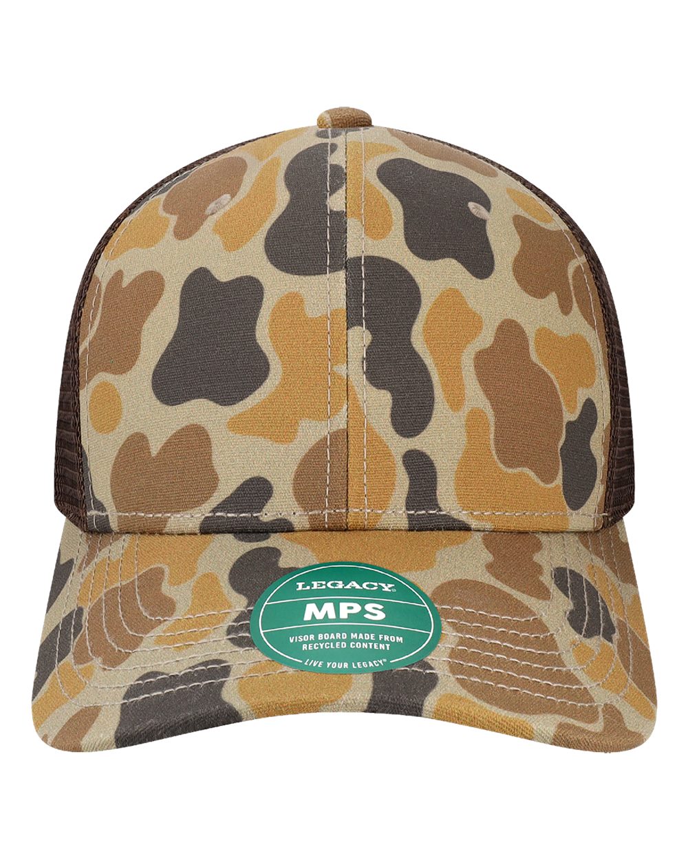 Legacy Mps Mid-pro Snapback Trucker Cap - Brown Duck Camo