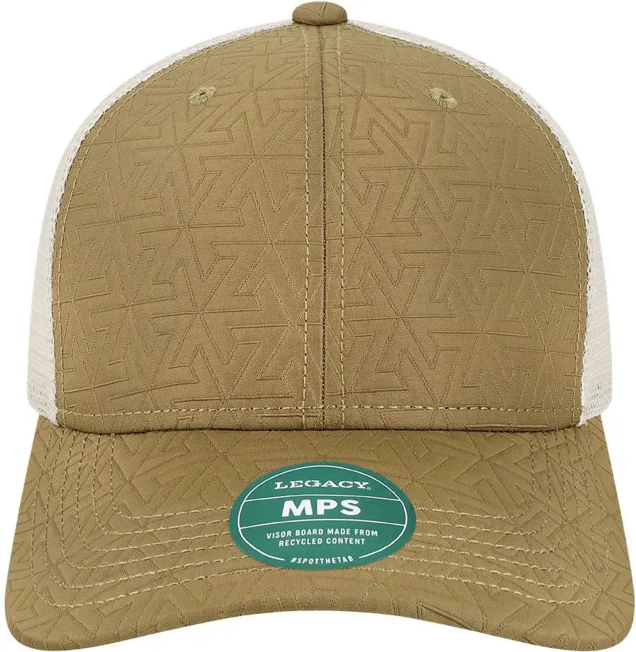 Legacy Mps Mid-pro Snapback Trucker Cap - Brown z - Quilted