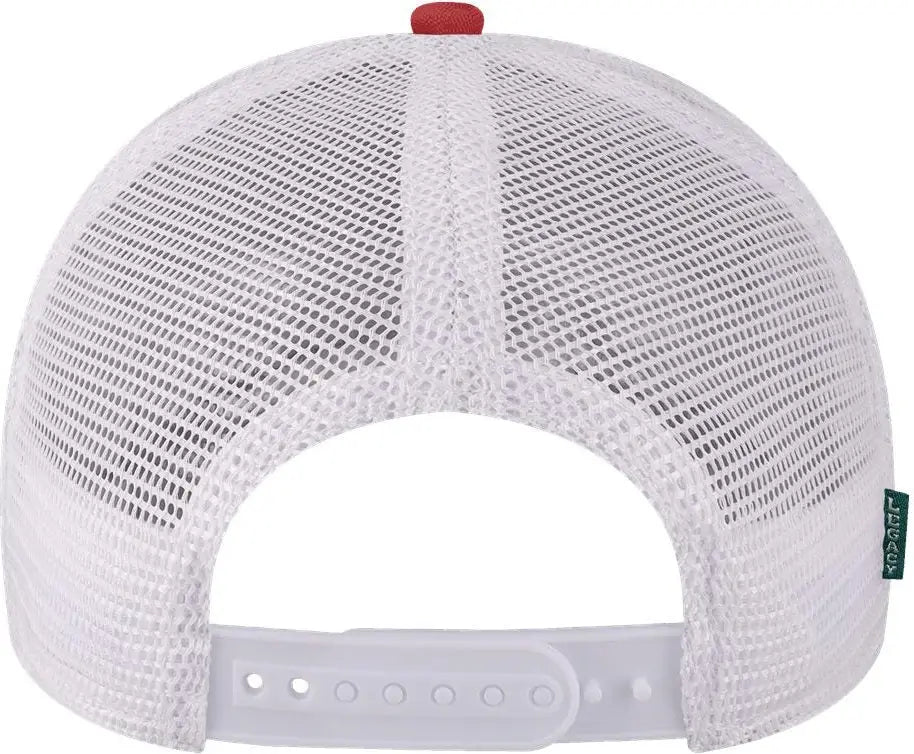 Legacy Mps Mid-pro Snapback Trucker Cap - Cardinal White - one Size Fits Most