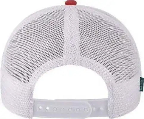 Legacy Mps Mid-pro Snapback Trucker Cap - Cardinal White - one Size Fits Most