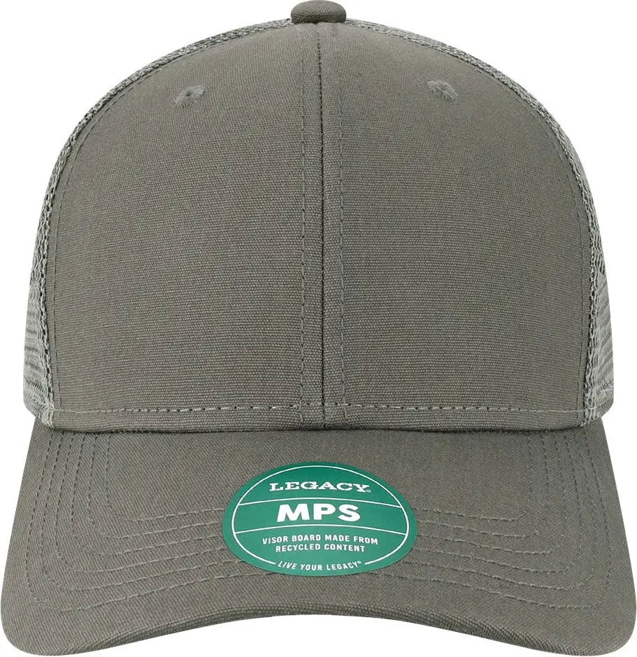 Legacy Mps Mid-pro Snapback Trucker Cap - Dark Grey - Gray / one Size Fits Most
