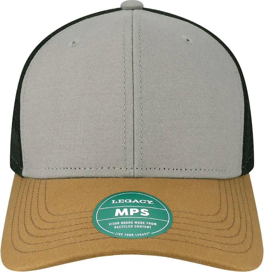 Legacy Mps Mid-pro Snapback Trucker Cap - Grey Caramel Black - Gray / one Size Fits Most