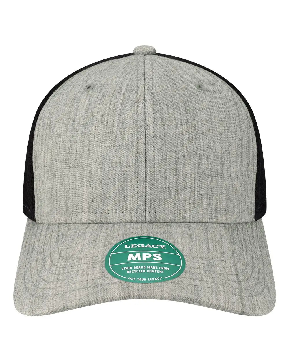 Legacy Mps Mid-pro Snapback Trucker Cap - Melange Grey Black - Gray / one Size Fits Most